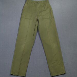 Vintage Military Pants Men's 30x33 Fits 26x33 Green OG 507 Utility Trousers 80s